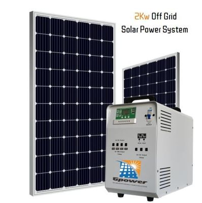 Weg Solarenergie-Ausgangsden ausrüstungen von des Gitter-2000W mit Batterie 12V 200AH