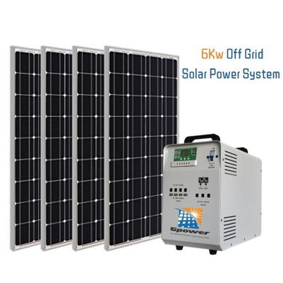 Ausgangsausrüstungs-der erneuerbaren Energie der Solarenergie-6000W Sonnenkollektor-Ausrüstung