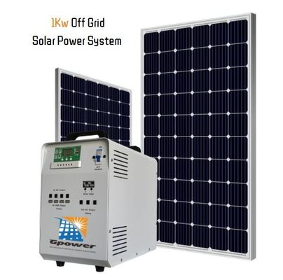 Solarenergie-Generator-Kit Rooftop Renewable Energy Generating-System GPOWER 1000Watt