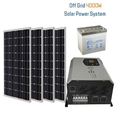 4kw weg Batterie-von den Hauptsolarbatterieanlagen des Gitter-Solargeneratorsystem-4unit