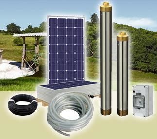 Kein Verschmutzung PV-Platten-Solarwasserpumpen-System mit AC220V-Pumpe