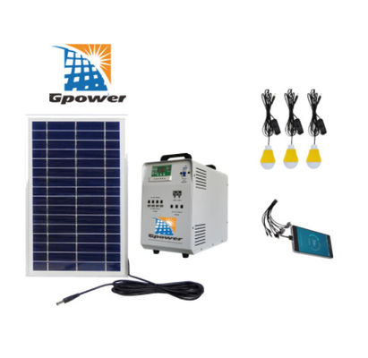 Leistungsfähigkeits-tragbarer Sonnenkollektor Kit Solar Home Lighting System TUV 95%